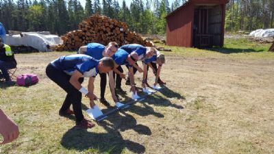 Klart för start i Föreningskvalen 2017 som gick i Degerhyltan.