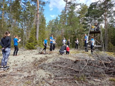 	Dags för Dart-OL i den underbara terrängen i Tuthult. Det är både roligt och även mycket jobbigt!