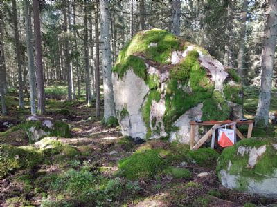 Sistakontrollen vid vår nationella tävling 1 augusti 2021. Vi hade faktiskt samma sistakontroll även vid vår tävling 2008.