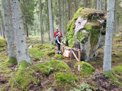 Sistakontrollen vid vår tävling i Degerhyltan 2021.