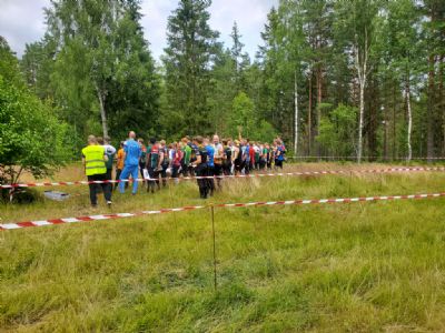 Emil Hälsar strax innan start.
