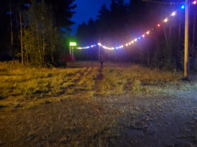 Festivalstämning på natten!