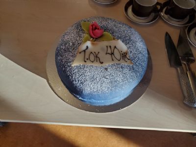 Dagen till ära bjöds det på jubileumstårta då Torsås OK i år firar 40 år. Detta uppmärksammades även av Smålands OF som skickat en jubileumsplakett.