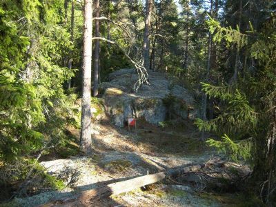 Kontrollen branten i den fantastiska terrängen på Bodhyltankartan.