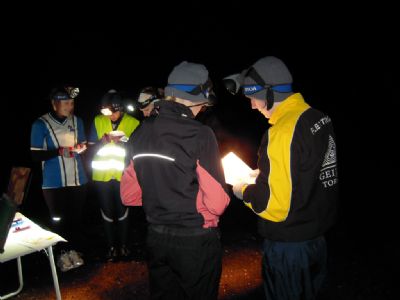 Orienterare som funderar