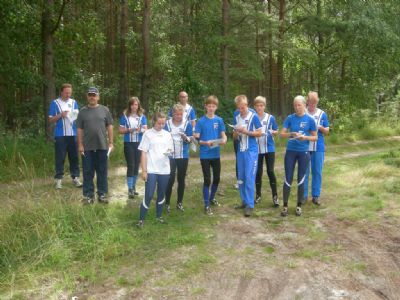 Strax innan start på stafettövningen SOK-metoden under Ölandslägret.