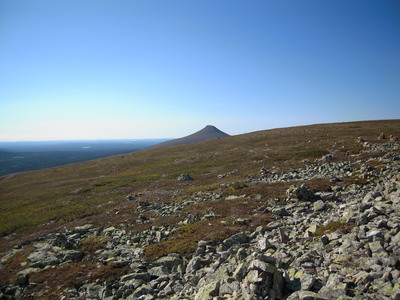 Fjället städjan sett från målplatsen vid Nipfjället under Idreveckan 2010.