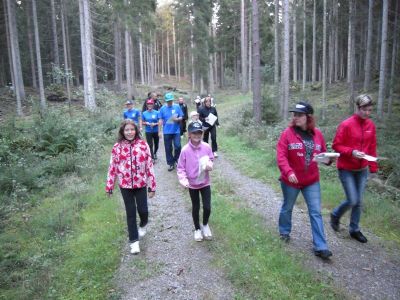 P&aring; v&auml;g till kepsorientering i Degerhyltanskogen