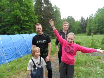 Segrande lag vid Föreningskavlen 2013 bestod av Arthur, John, Jonte och Nattis.