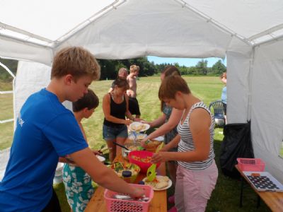 Mattältet under härliga Ölandslägret 2013.