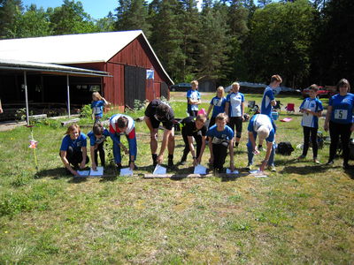 Dags för start på förstasträckan under 2011 års Föreningskavel.