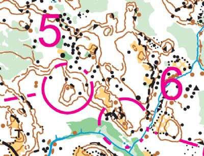 Kartutsnitt fr&aring;n kontrollplockningsbanan. V&auml;lkomna till h&auml;rliga Bodhyltankartan!