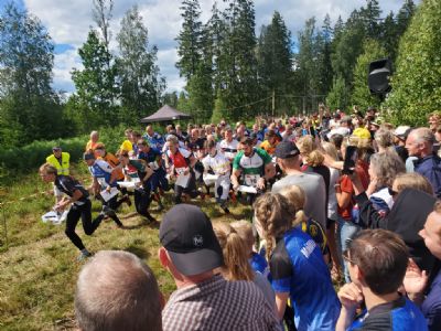 Starten har g&aring;tt p&aring; stafettklassikern Tjoget. Snart &auml;r vi d&auml;r igen med ett lag enbart best&aring;ende av Tors&aring;s OK:are. Imponerande!