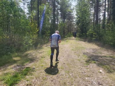 Hans på väg ut på sin sträcka på Föreningskavlen 2025 som gick i Slätafly. Till helgen är det dags igen. Var där!
