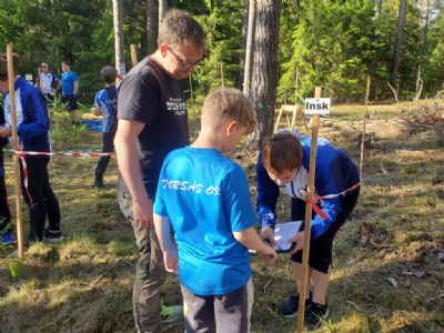Finn Rasmussen gjorde sin f&ouml;rsta start p&aring; en t&auml;vling. J&auml;tteroligt!